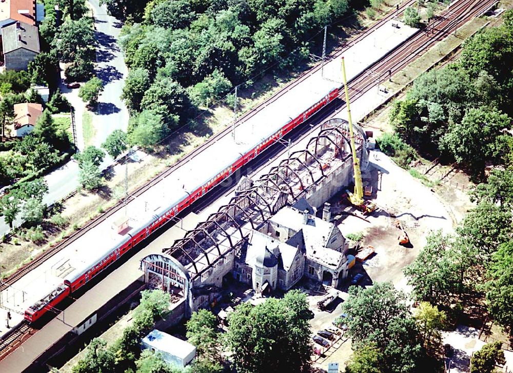 Luftbild Potsdam / Brandenburg - Potsdam / Brandenburg Rekonstruktion des Kaiser-Bahnhofs in der Nähe vom neuen Pallee (Institut für Lehrerbildung) in Potsdam 11