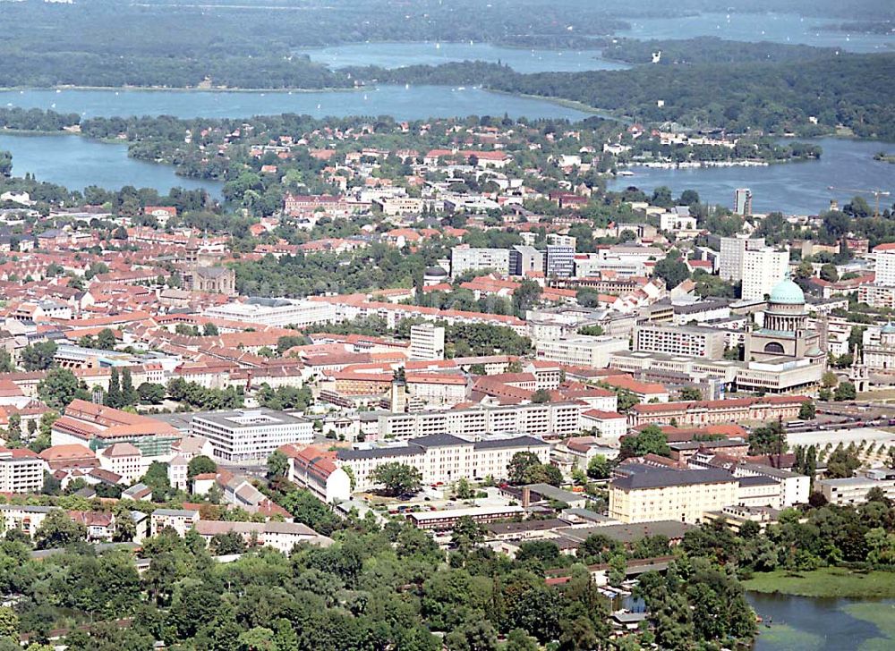 Luftaufnahme Potsdam / Brandenburg - Potsdam / Brandenburg Stadtansicht von Potsdam