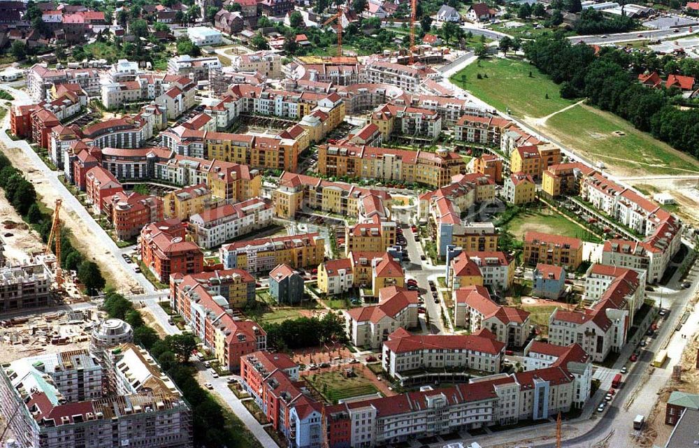 Potsdam - Drewitz / Kirchsteigfeld aus der Vogelperspektive: Potsdam Kirchsteigfeld