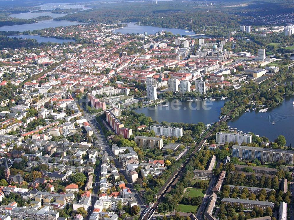 Potsdam von oben - Potsdam- Neustädter Havelbucht