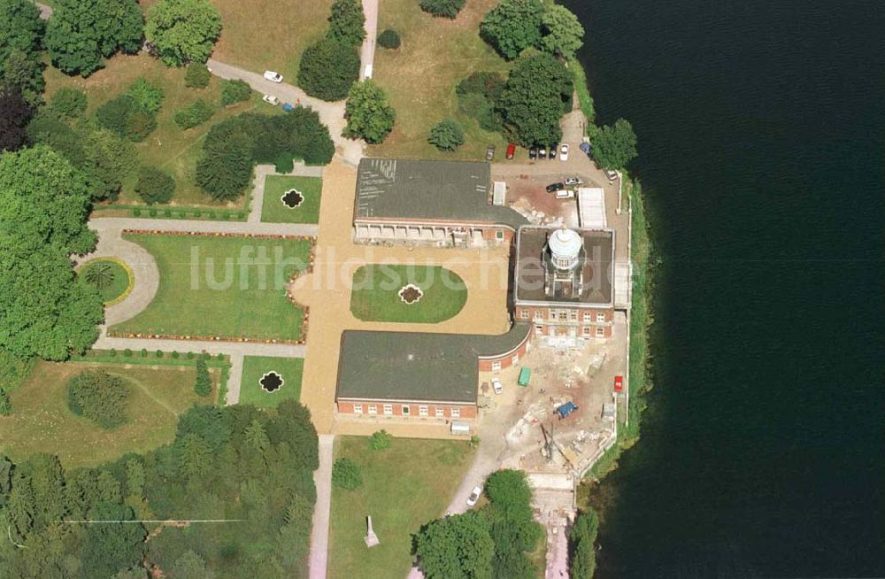 Luftaufnahme Potsdam - Potsdam - rekonstruiertes Marmorpalais im Neuen Garten