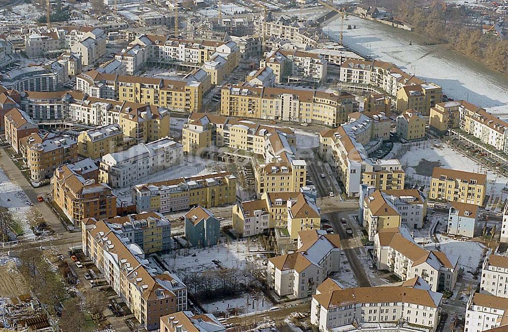 Berlin aus der Vogelperspektive: 22.11.1995 Potsdam, Wohnsiedlung am Kirchsteigfeld (Winter)