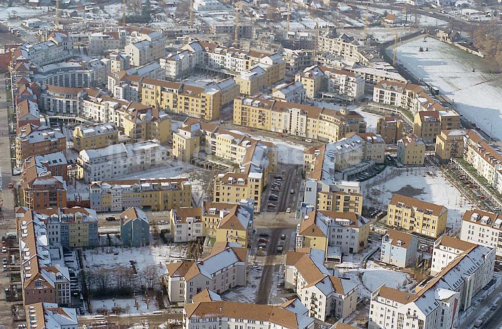 Berlin aus der Vogelperspektive: 22.11.1995 Potsdam, Wohnsiedlung am Kirchsteigfeld (Winter)