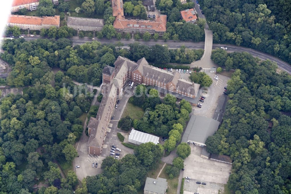 Potsdam von oben - Potsdamer Landtag auf dem Brauhausberg in Potsdam, der Landeshauptstadt von Brandenburg