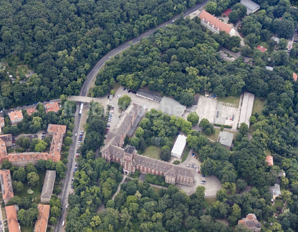 Luftbild Potsdam - Potsdamer Landtag auf dem Brauhausberg in Potsdam, der Landeshauptstadt von Brandenburg