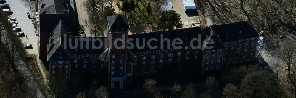 Potsdam aus der Vogelperspektive: Potsdamer Landtag auf dem Brauhausberg in Potsdam, der Landeshauptstadt von Brandenburg