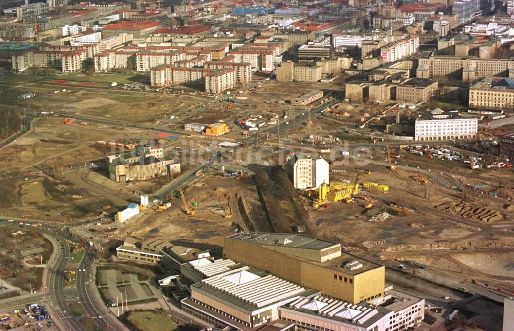 Berlin von oben - 12.02.95 Potsdamer Platz