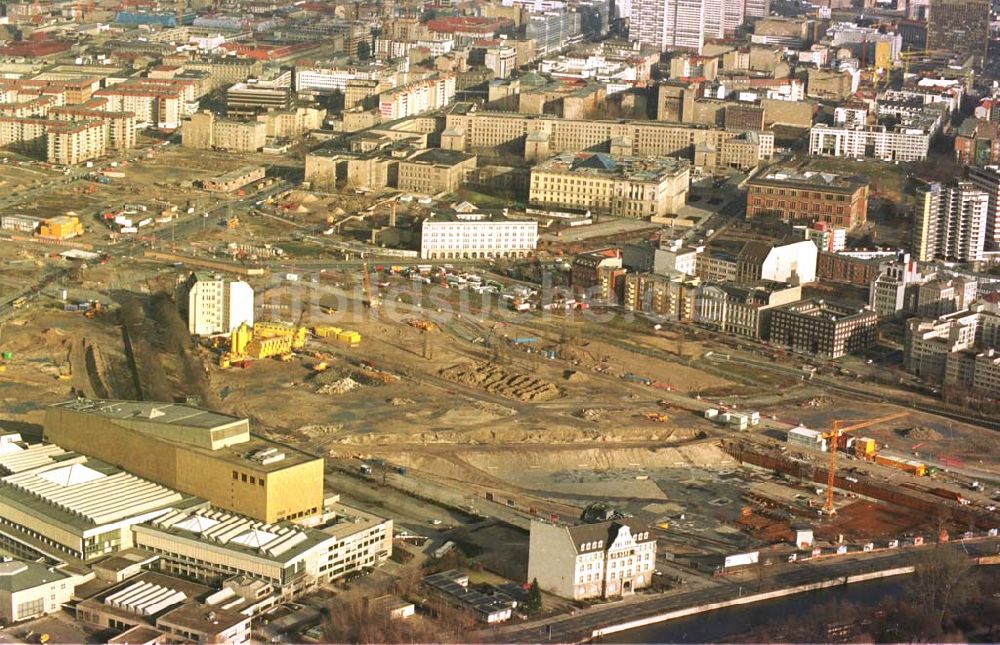 Berlin aus der Vogelperspektive: 12.02.95 Potsdamer Platz