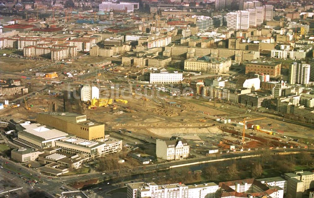 Luftaufnahme Berlin - 12.02.95 Potsdamer Platz