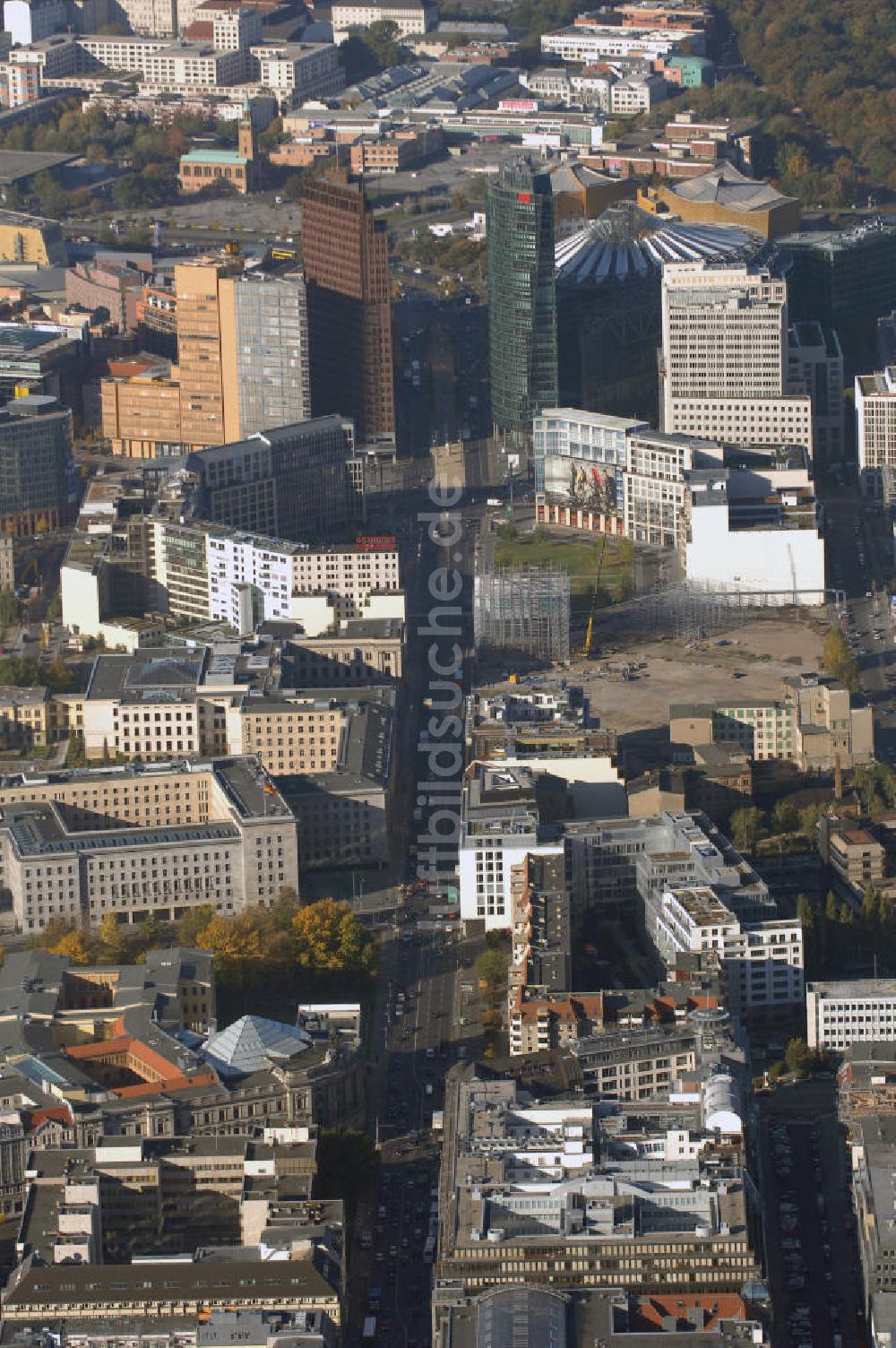 Luftaufnahme Berlin - Potsdamer Platz Berlin