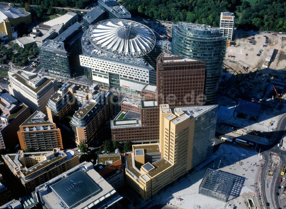 Luftbild Berlin Mitte - Potsdamer Platz in Berlin-Mitte