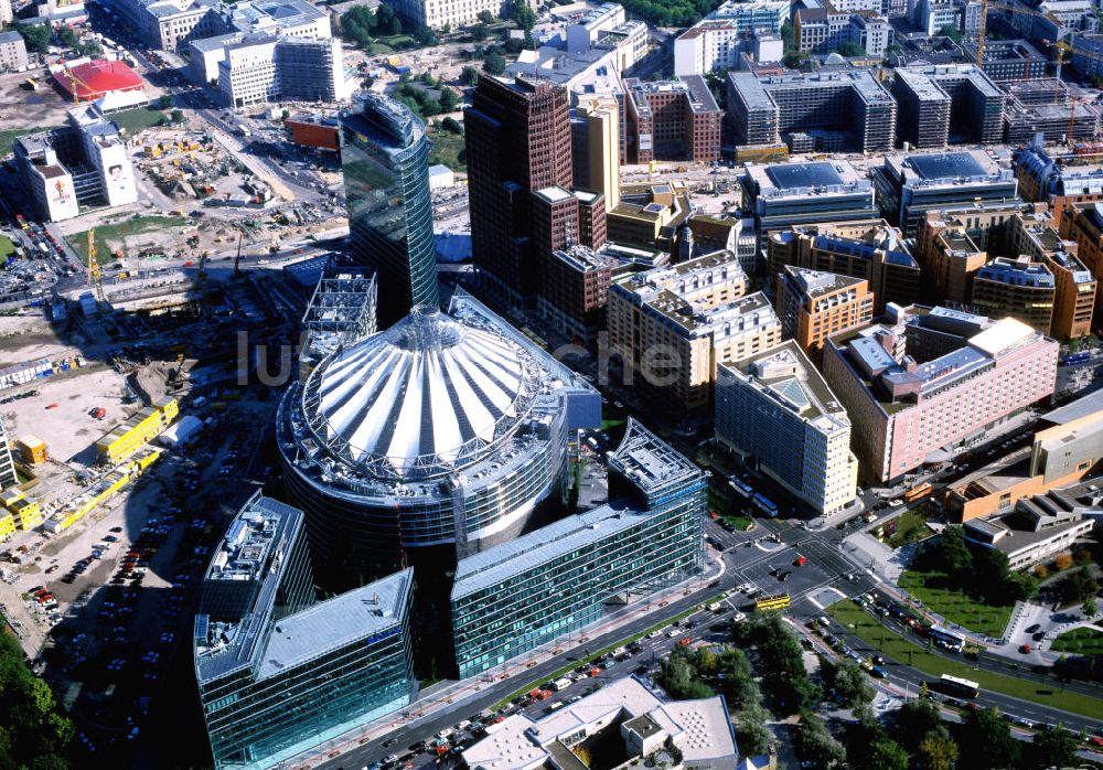 Berlin aus der Vogelperspektive: Potsdamer Platz in Berlin-Mitte