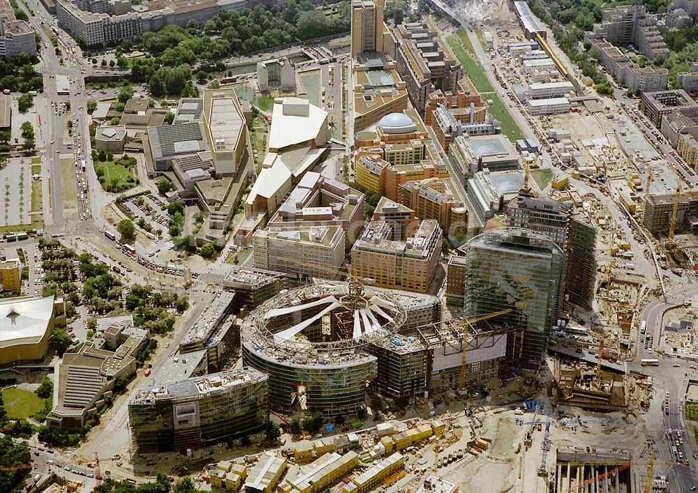 Luftaufnahme Berlin - Potsdamer Platz in Berlin-Mitte