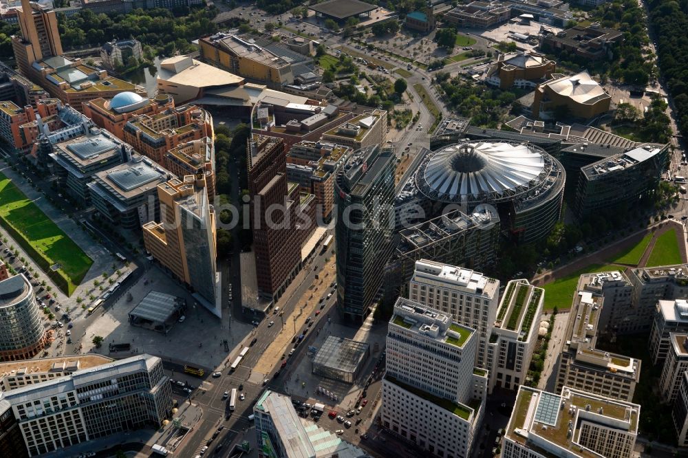 Luftaufnahme Berlin - Potsdamer Platz Berlin Tiergarten