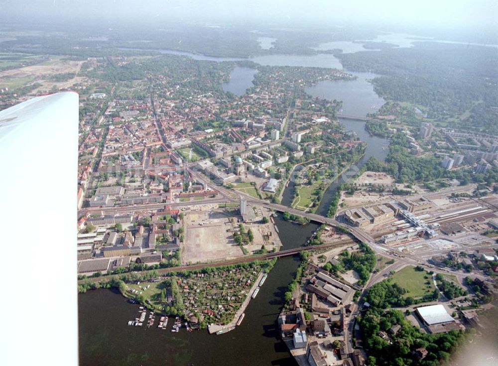 Luftbild Potsdam - Potsdamer Stadtzentrum