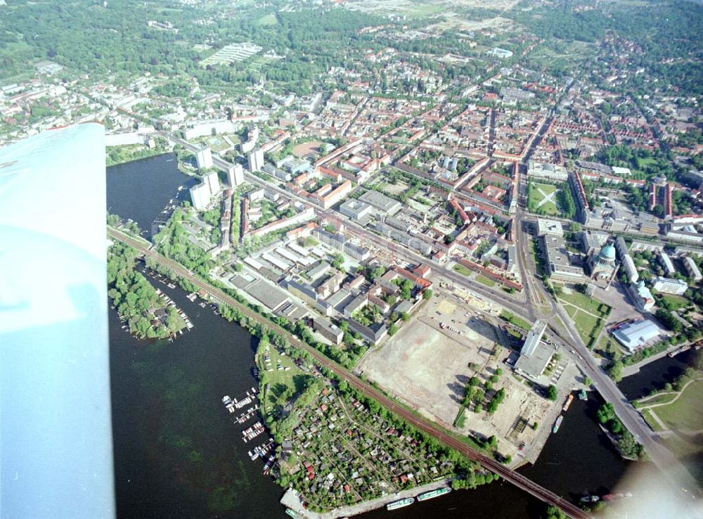 Luftaufnahme Potsdam - Potsdamer Stadtzentrum