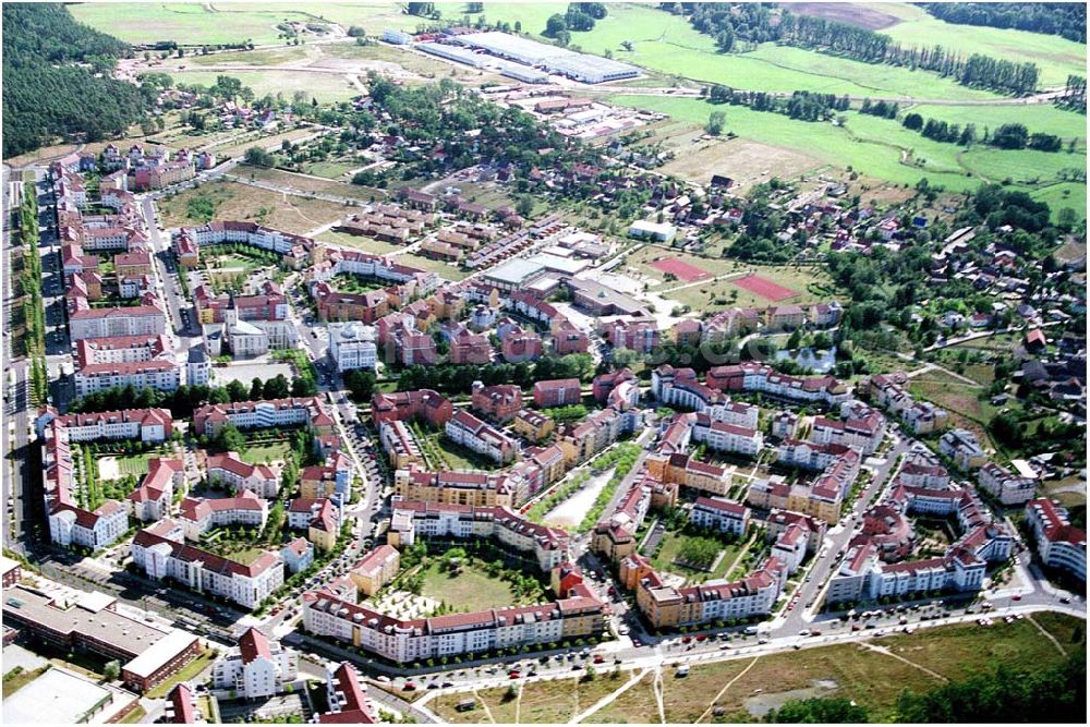 Luftaufnahme Potsdam - Potsdamer Wohngebiet Kirchsteigfeld