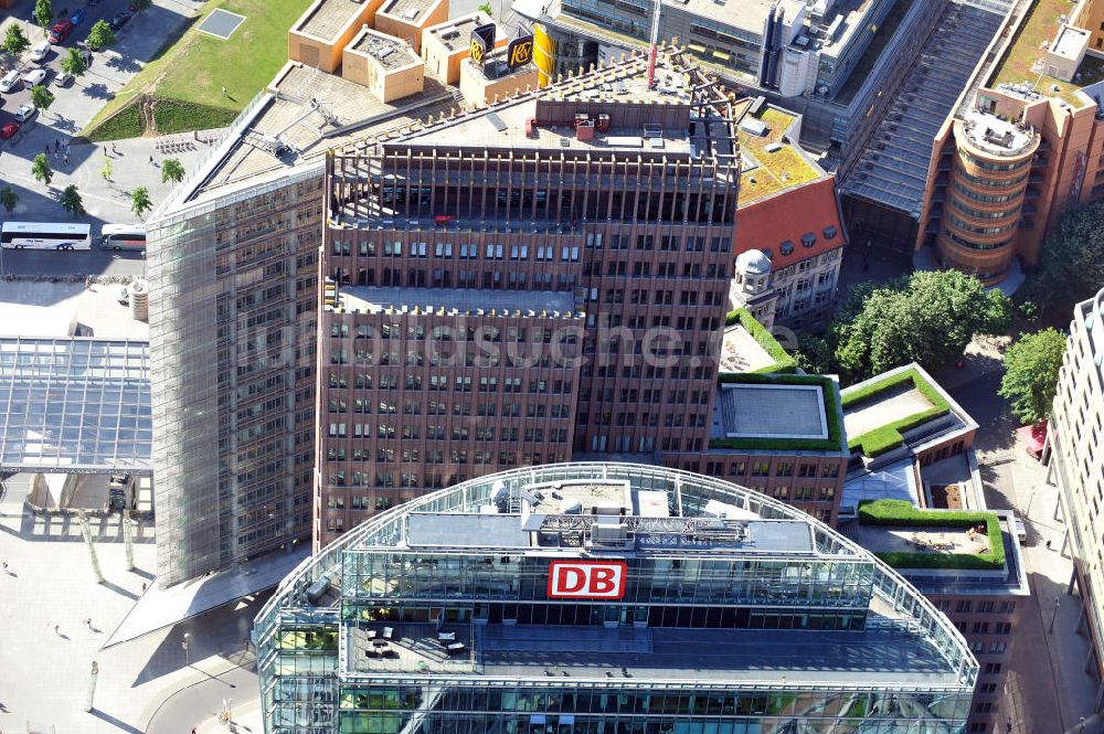 Berlin Mitte von oben - Potzdamer Platz in Berlin-Mitte