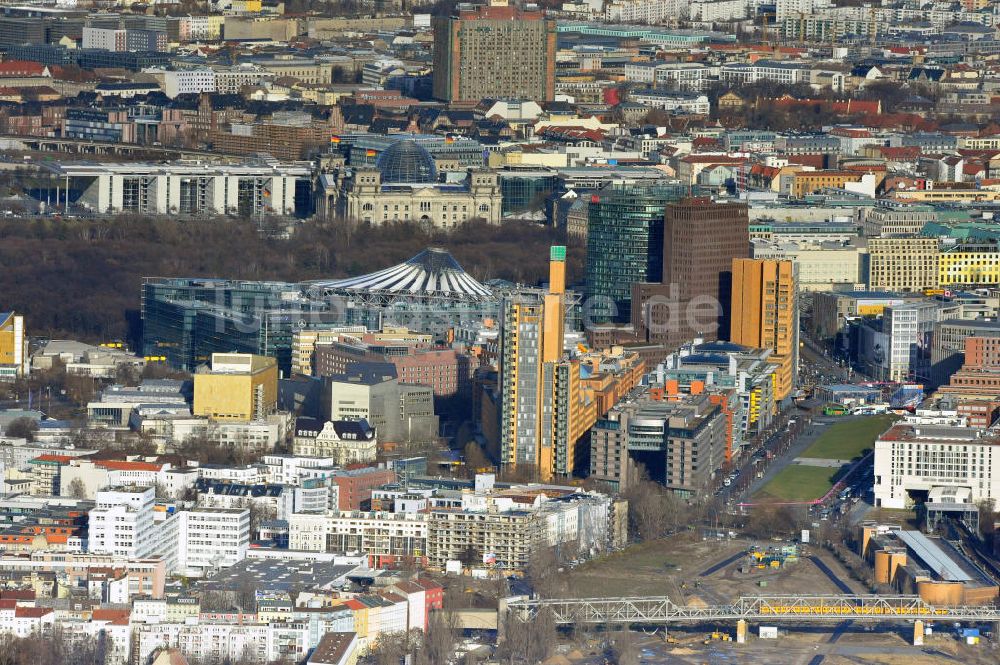 Berlin von oben - Potzdamer Platz in Berlin-Mitte