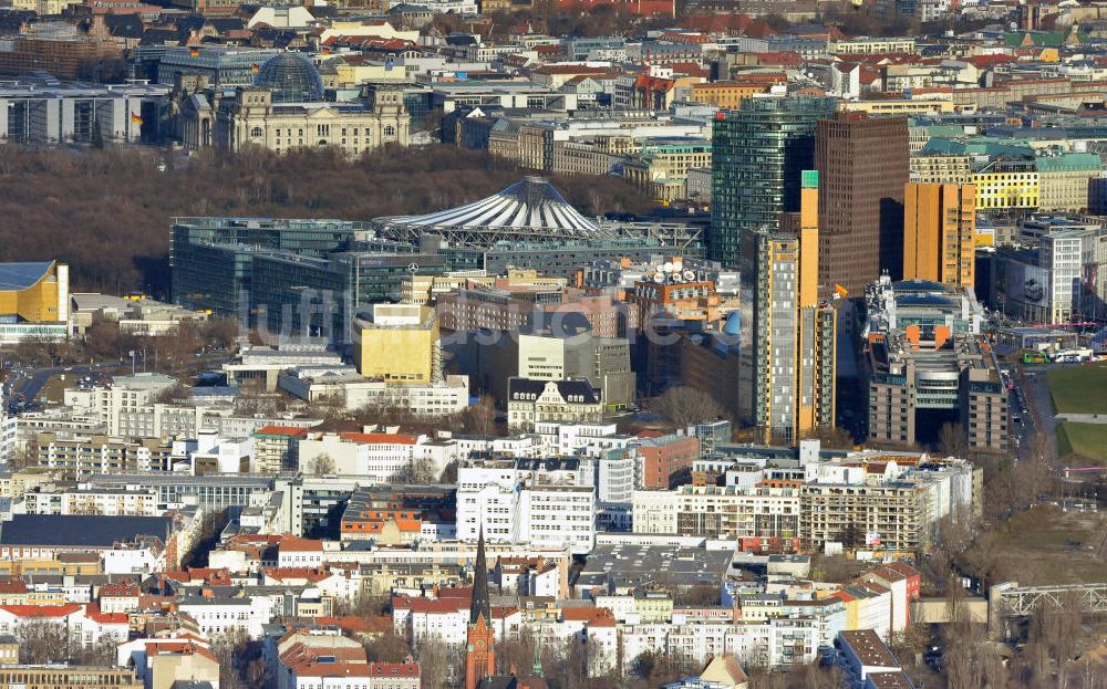 Berlin von oben - Potzdamer Platz in Berlin-Mitte