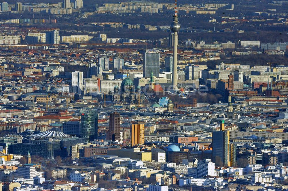 Luftbild Berlin - Potzdamer Platz in Berlin-Mitte