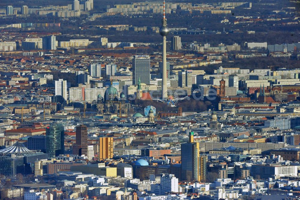 Berlin aus der Vogelperspektive: Potzdamer Platz in Berlin-Mitte