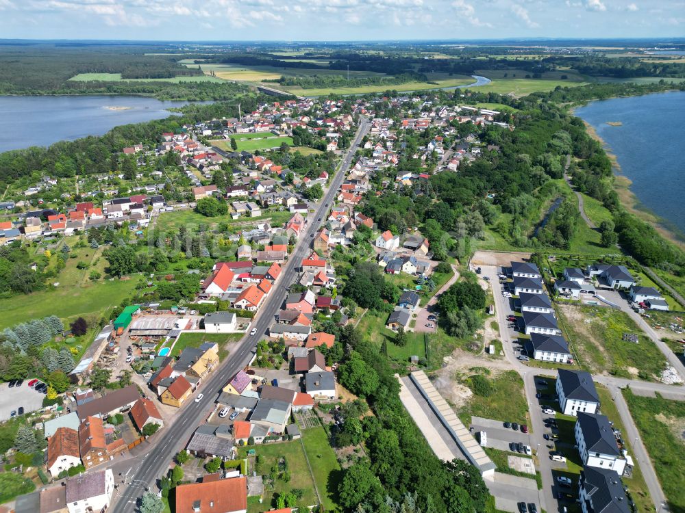 Luftbild Muldestausee - Pouch am Großen Goitzschesee im Bundesland Sachsen-Anhalt, Deutschland