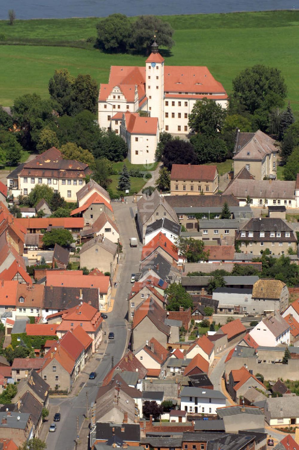 Bad Schmiedeberg aus der Vogelperspektive: Pretzsch (Elbe)