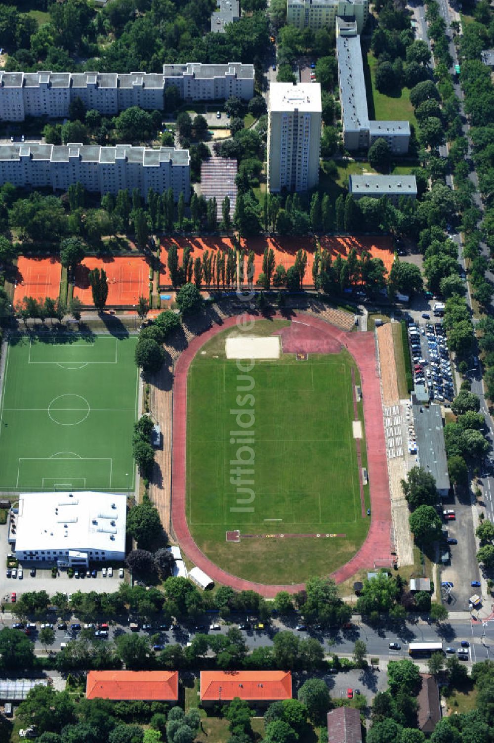 Luftaufnahme Berlin Lankwitz - Preußenpark Zetsche in Berlin Lankwitz