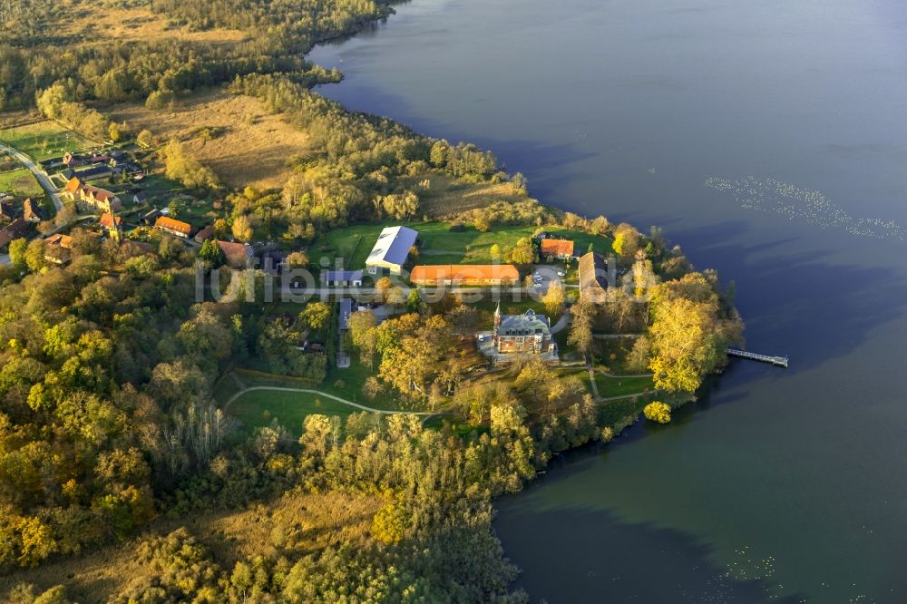 Luftbild Prillwitz - Prillwitz am Lieps See an der Mecklenburgische Seenplatte im Bundesland Mecklenburg-Vorpommern