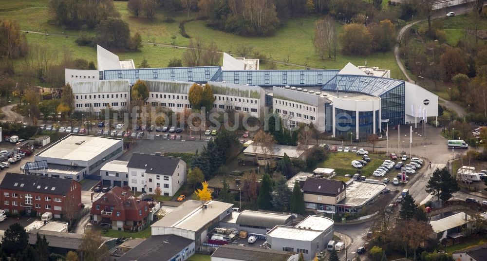 Witten von oben - Private Universität Witten/Herdecke in Witten im Bundesland Nordrhein-Westfalen