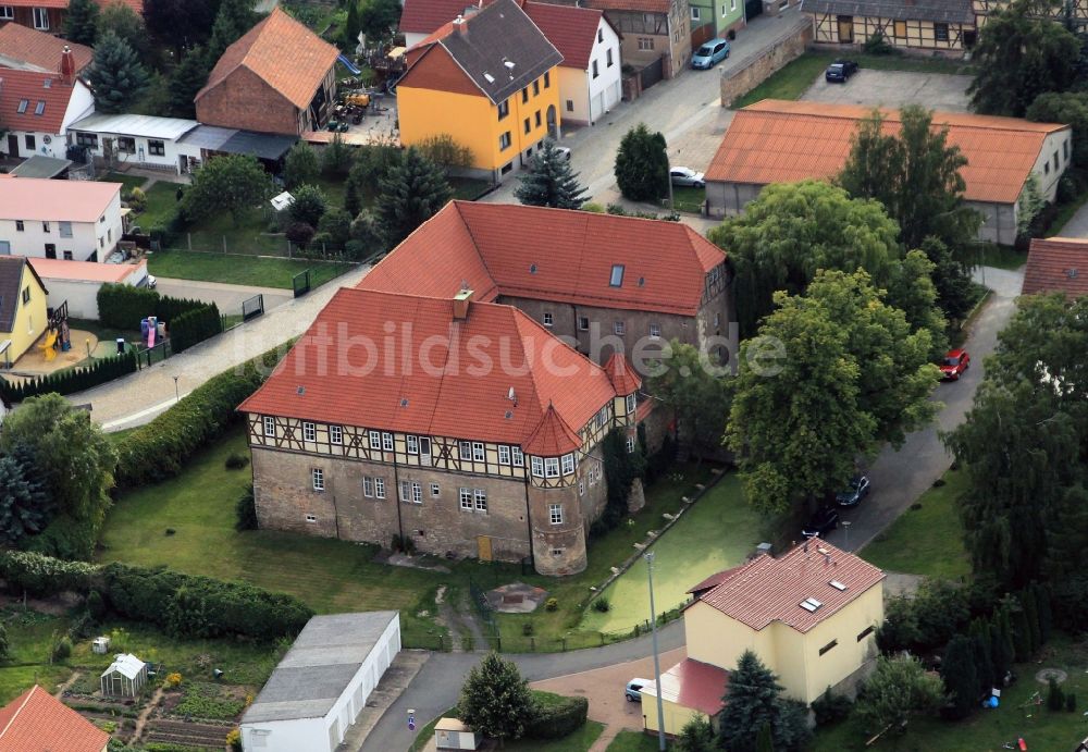 Deuna aus der Vogelperspektive: Pro Seniore Residenz Wasserburg an der Sandgasse in Deuna in Thüringen