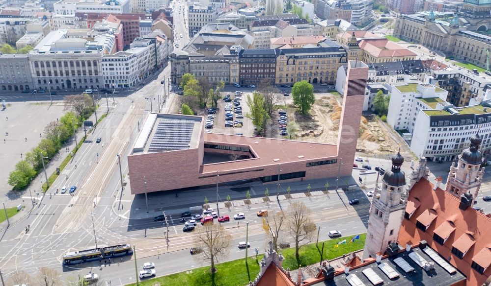 Leipzig aus der Vogelperspektive: Probstei - Kirche St.Trinitatis in Leipzig im Bundesland Sachsen