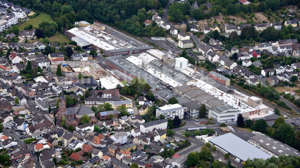 Alfter aus der Vogelperspektive: Produktionsgebäude der Firma Deutsche Steinzeug Cremer & Breuer AG in Witterschlick im Bundesland Nordrhein-Westfalen, Deutschland