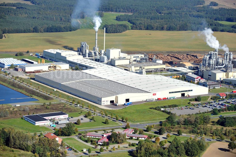 Luftbild Heiligengrabe - Produktionsstätte der Kronotex GmbH in Heiligengrabe