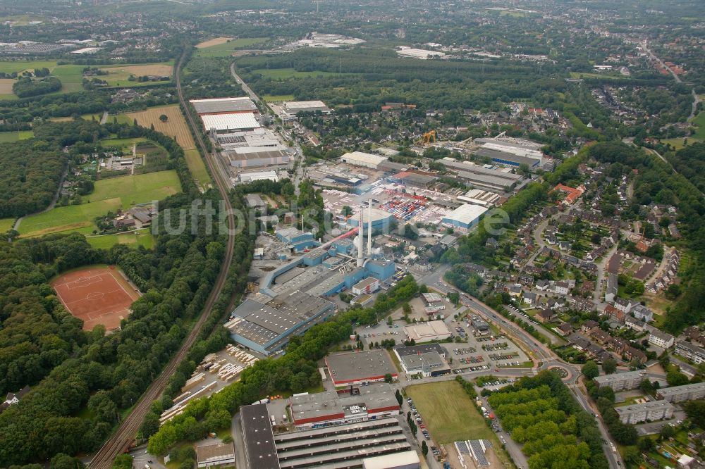 Luftbild Gladbeck - Produktionsstätte des Unternehmens Rockwool in Gladbeck im Bundesland Nordrhein-Westfalen