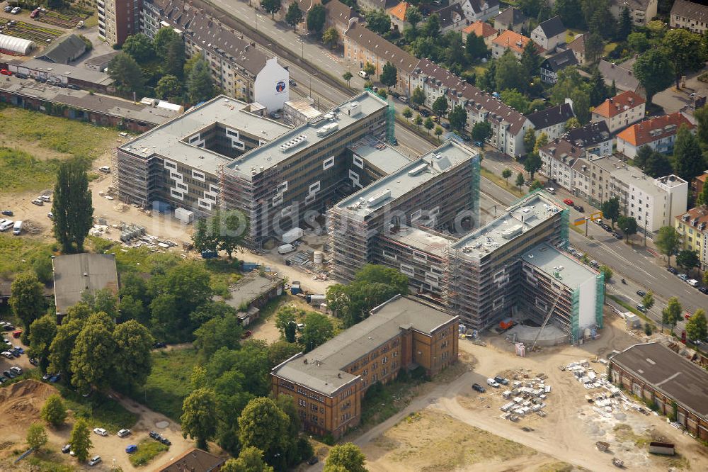 Düsseldorf von oben - Projektbaustelle der LEG in Düsseldorf-Derendorf