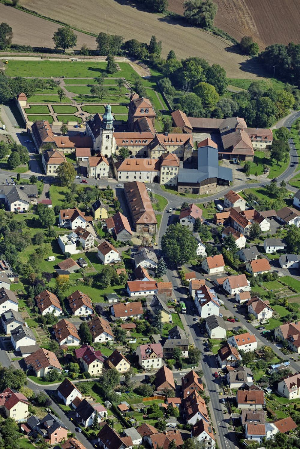 Fulda aus der Vogelperspektive: Propstei Johannesberg