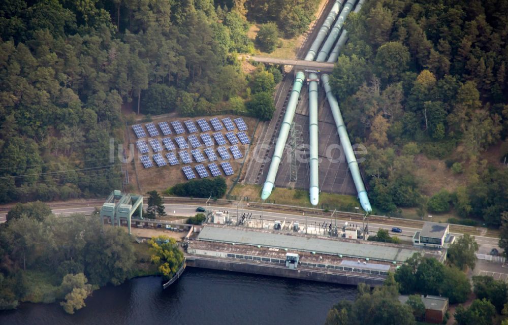 Luftbild Geesthacht - Pumpspeicherkraftwerk in Geesthacht im Bundesland Schleswig-Holstein, Deutschland