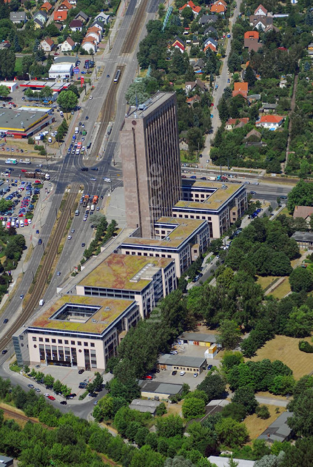 Luftbild Berlin - Pyramide Berlin Lichtenberg