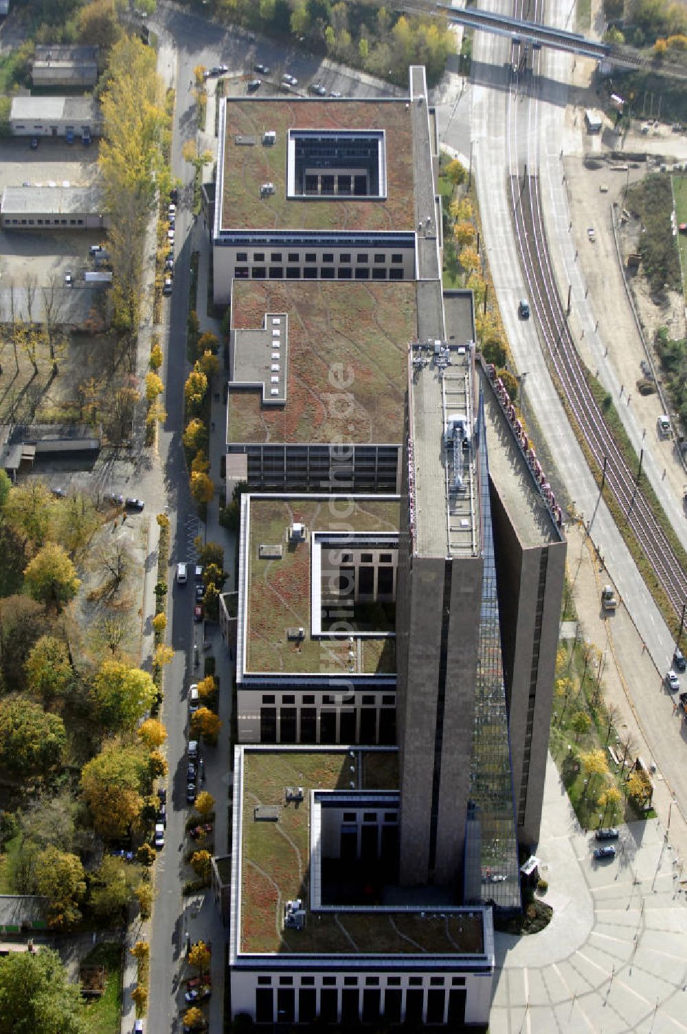 Luftbild Berlin - Pyramide in Berlin Lichtenberg