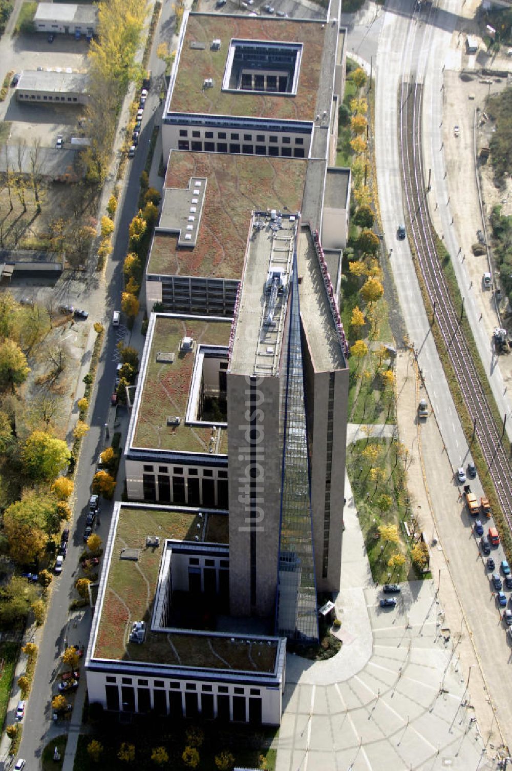 Berlin von oben - Pyramide in Berlin Lichtenberg