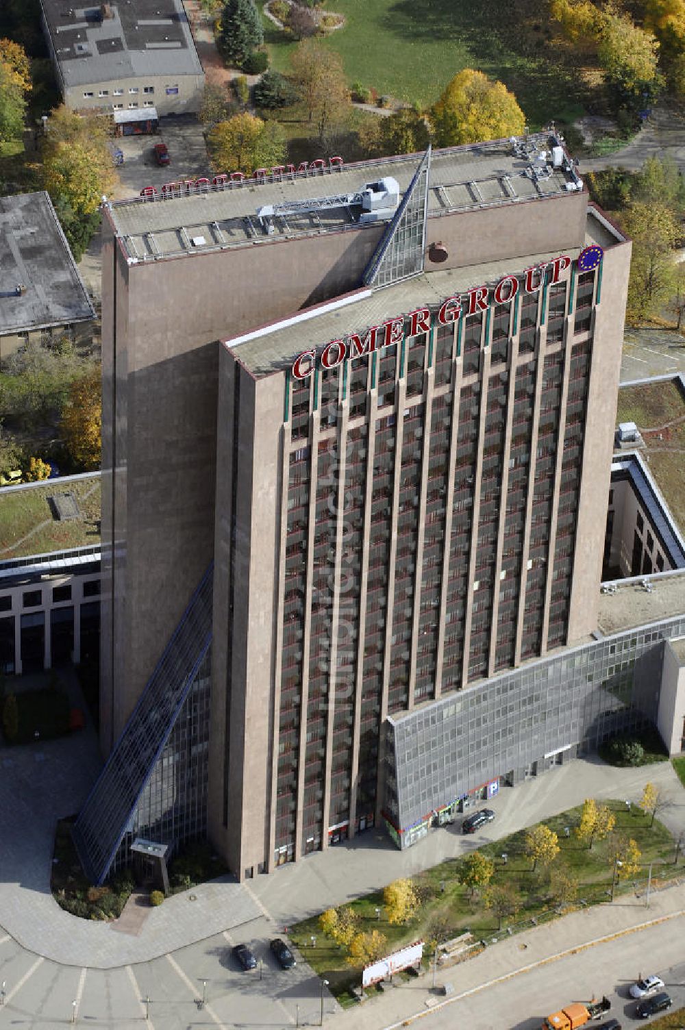 Berlin aus der Vogelperspektive: Pyramide in Berlin Lichtenberg