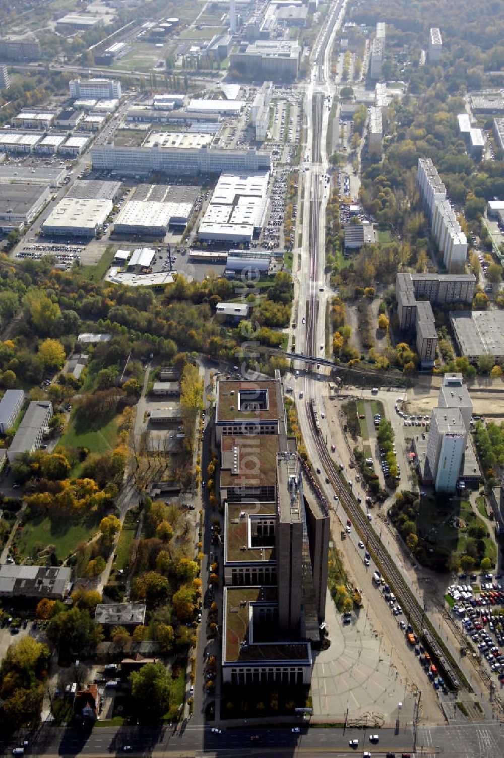 Berlin von oben - Pyramide in Berlin Lichtenberg