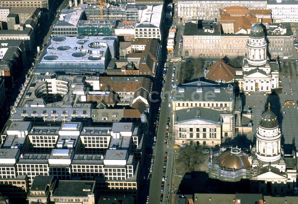 Berlin von oben - Quartier 205 bis 207 an der Friedrichstrasse.