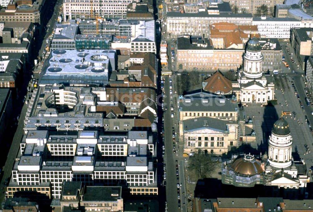 Berlin aus der Vogelperspektive: Quartier 205 bis 207 an der Friedrichstrasse.