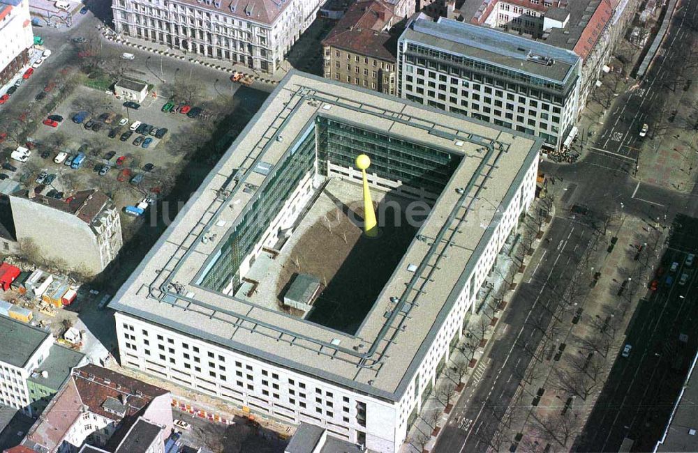 Luftbild Berlin - Quartier der Bundesabgeordneten Unter den Linden