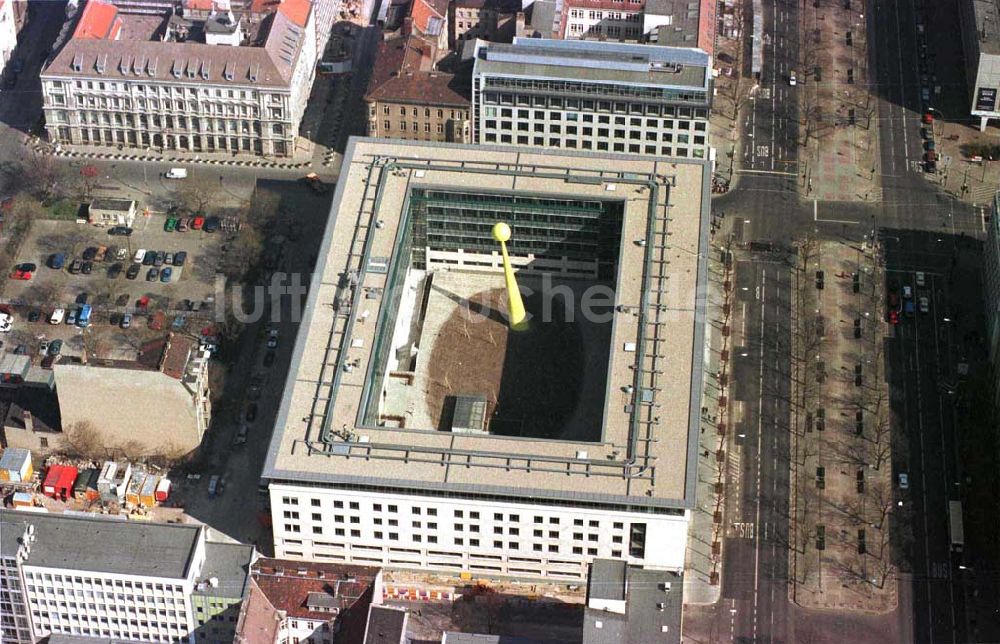 Luftaufnahme Berlin - Quartier der Bundesabgeordneten Unter den Linden