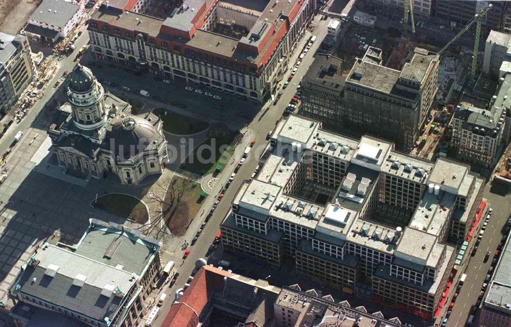 Luftaufnahme Berlin - Quartier 205 der Friedrichstadtpassagen