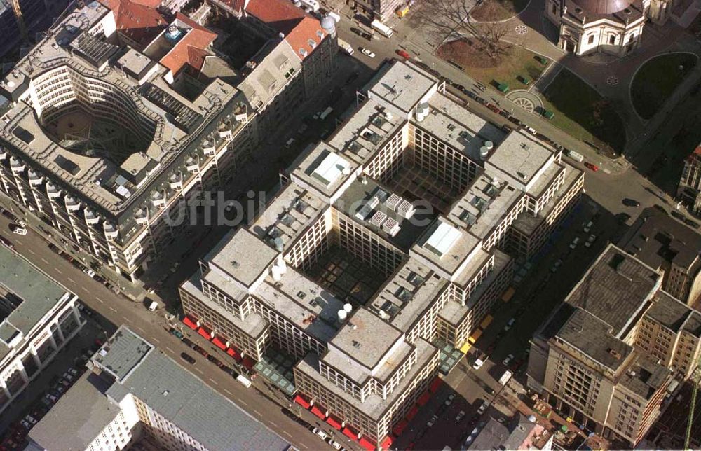 Luftbild Berlin - Quartier 205 der Friedrichstadtpassagen